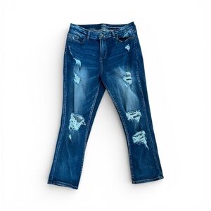 New York & Company High Waist Cropped Jeans